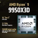 AMD Ryzen 9 9950X3D AM5 16 Cores 32 Threads - BOX - Image 4