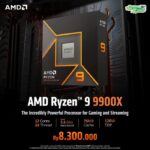 AMD Ryzen 9 9900X GRANITE RIDGE AM5 12 Cores 24 Threads - BOX - Image 3