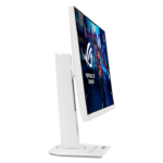 Asus ROG Strix XG27ACMES-W Gaming Monitor 27 Inch 2K QHD 1440p Fast IPS 255Hz 0.03ms 133% sRGB HDR10 G-Sync Compatible Ergononic Stand With USB Type C (15W) White - Image 4