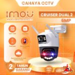 IMOU Cruiser Dual Lens 3+3 6MP Full Color Audio II Strobe Alarm Merah Biru - Image 5