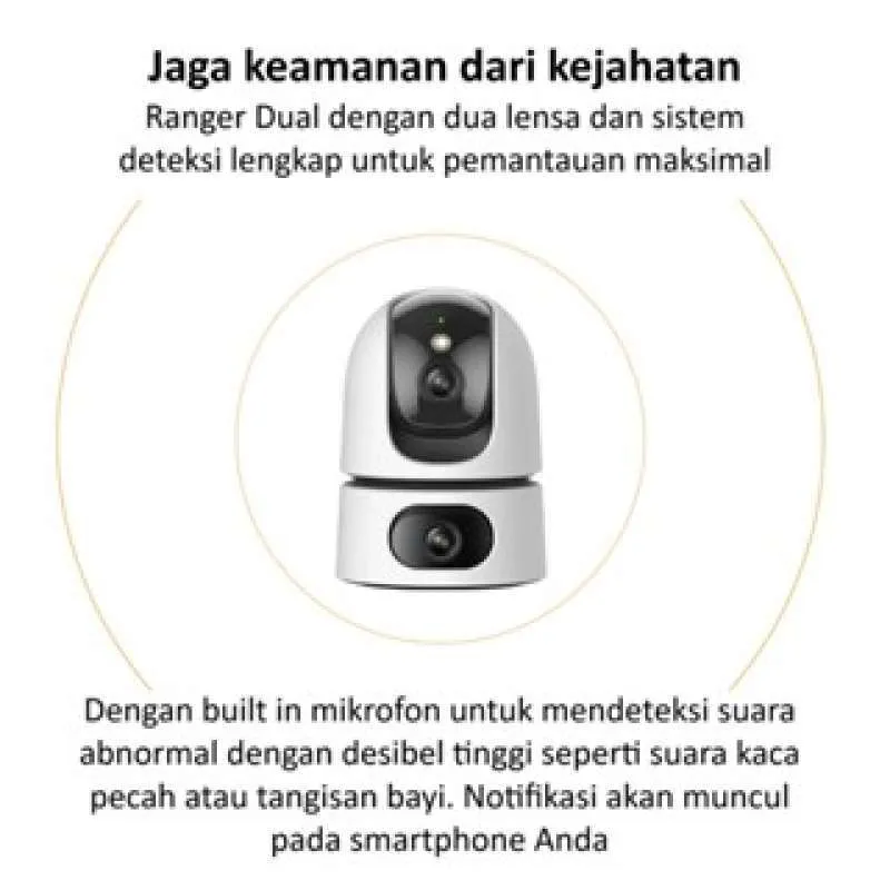 IMOU Ranger Dual Pro 6MP / 10MP Dual Kamera Smart CCTV Indoor Wi-Fi 6 AI Human & Pet Detection Full Color Night Vision - Image 4